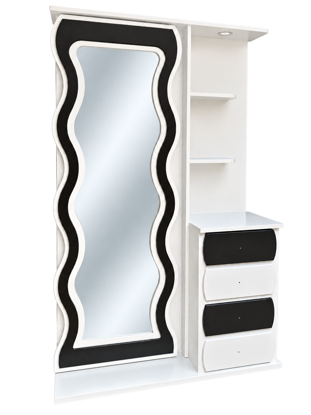 Peinador blanco y negro