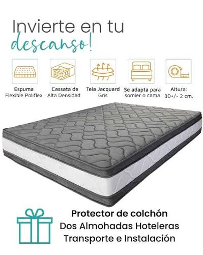 Colchón Espumas Santander Ortopédico Oro · 1,60 × 1,90 — imagen de referencia