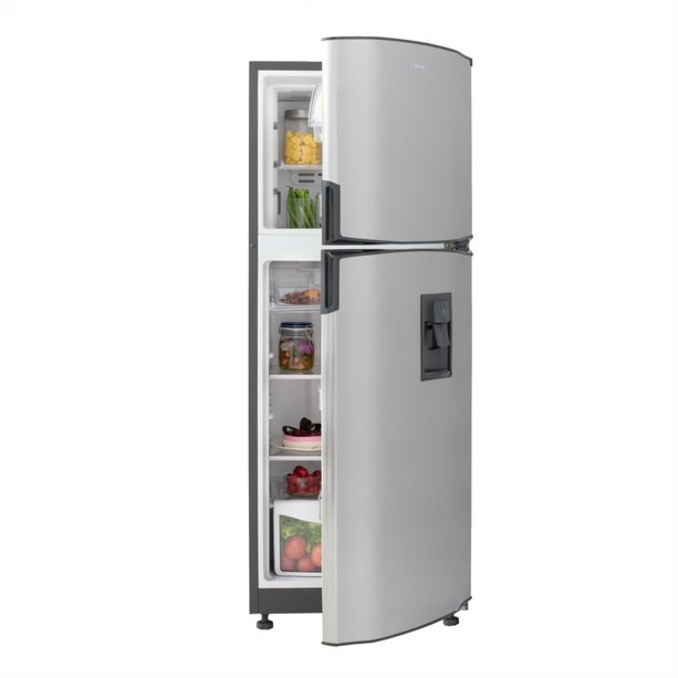 Nevera Haceb Siberia 270 L, manija integrada, inox — imagen de referencia