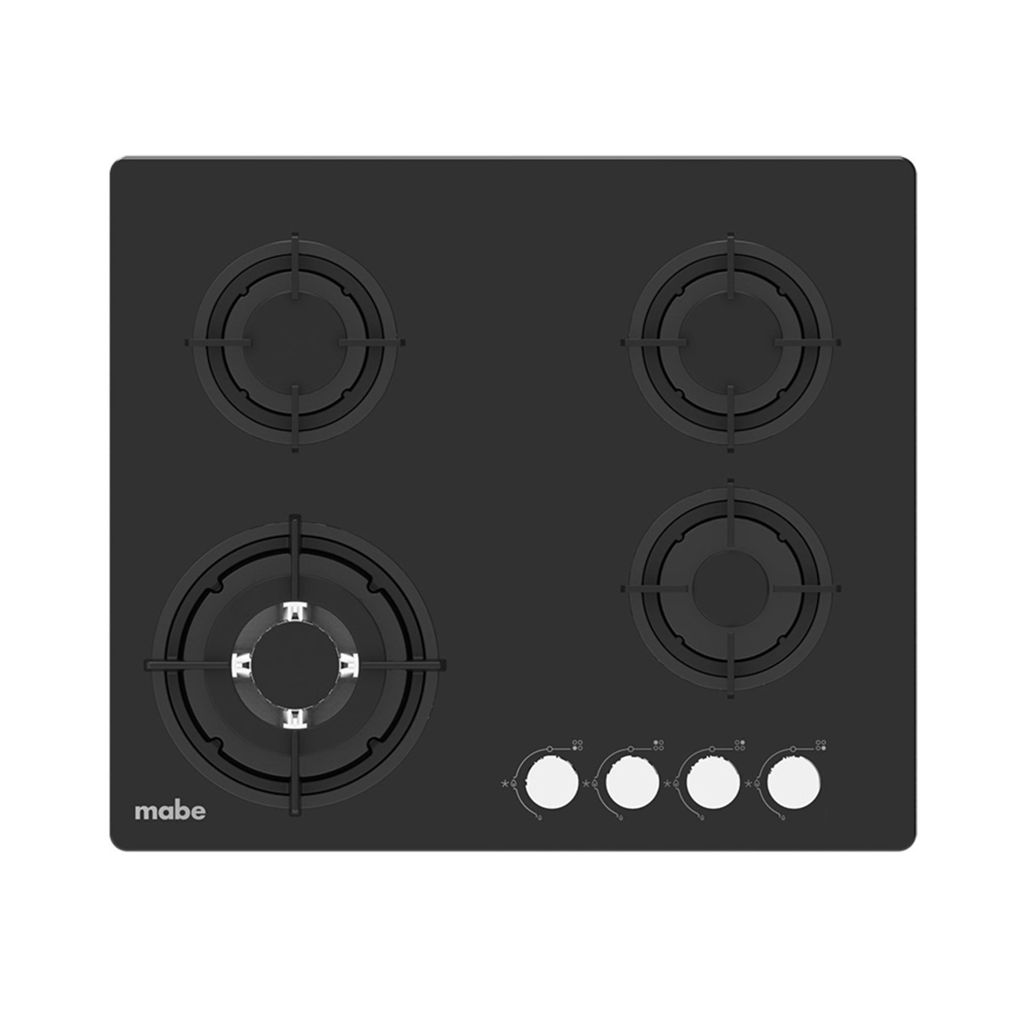 Estufa de empotrar Mabe PM6048 · 60 cm · 4 puestos — imagen de referencia